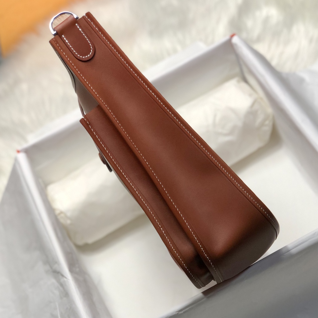 에르메스 에블린29 골드브라운 은장